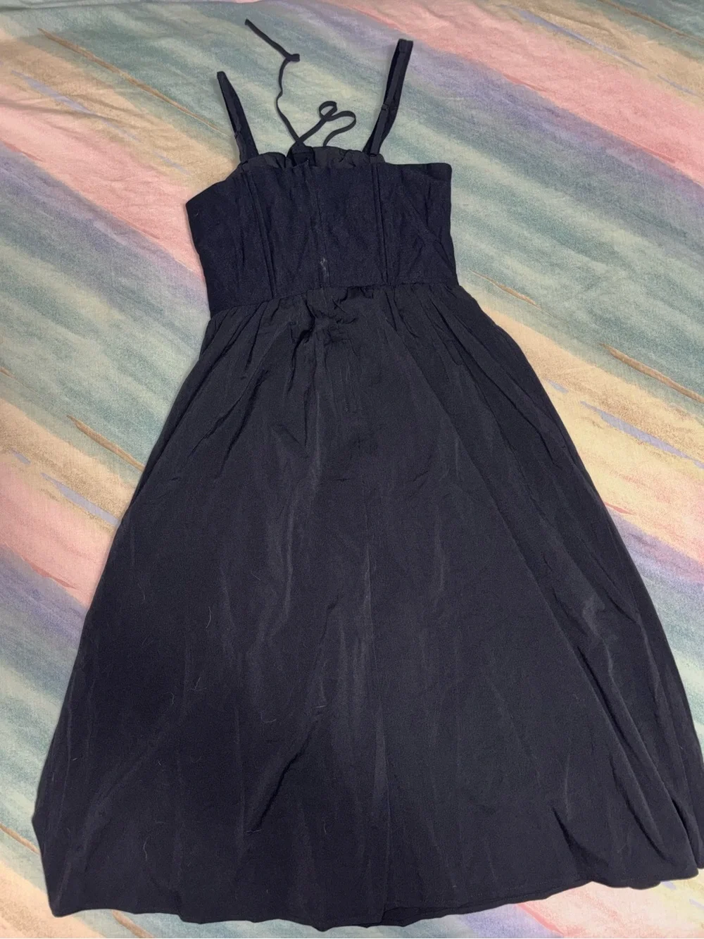 NWT Disturbia Miranda Midi Corset Dress Black Size 6